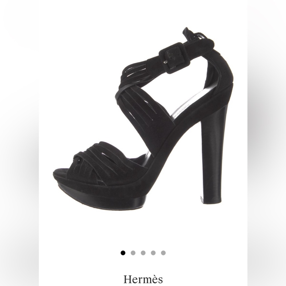 Suede HERMES PLATFORMS